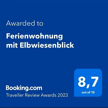 Mit Elbwiesenblick דירה *